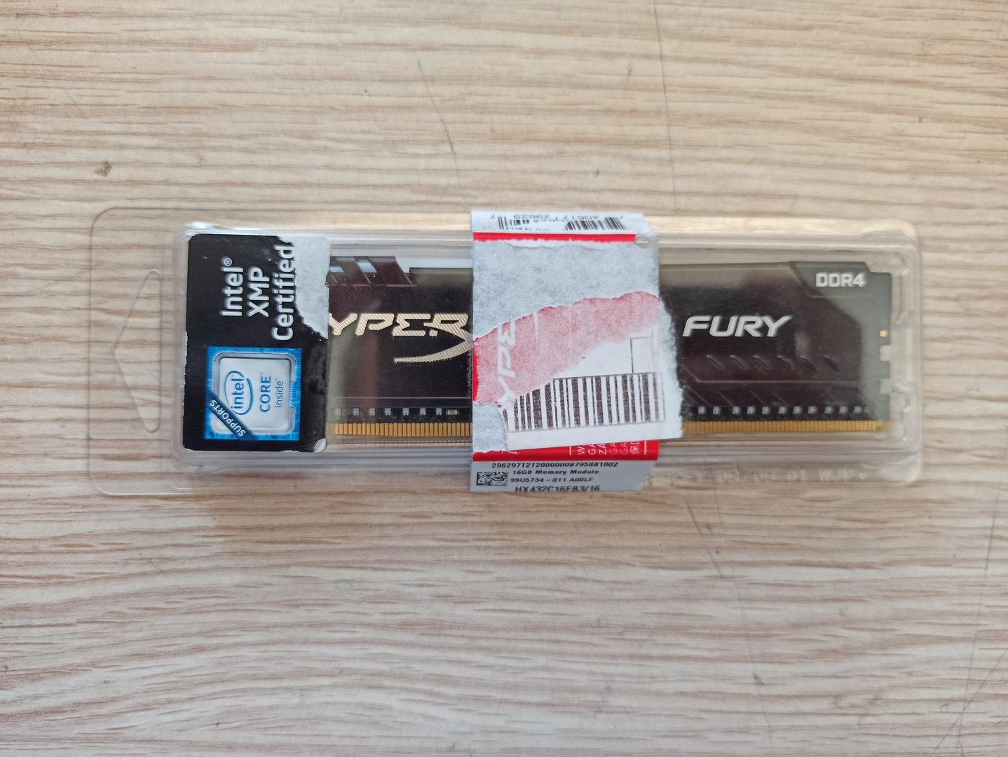 Kingston 16G Hyperx Fury D4 3200Mhz Hx432C16Fb3 16